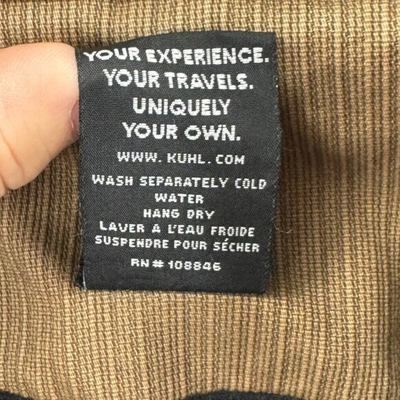 Kuhl Vintage Patina Dye Canvas Work Jacket Brown Mens Size M - Picture 7 of 9